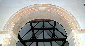 The Norman chancel arch August 2007